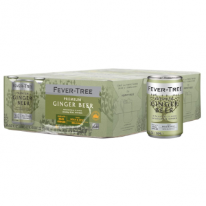 Fever Tree Ginger Beer - Premium Quality Mixer - 150 ML Cans - Pack of 24 @ Amazon