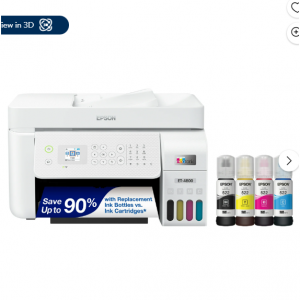 Walmart - Epson EcoTank ET-4800 無線一體式打印機，直降$60 