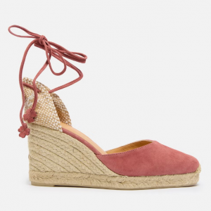Castañer Women's Carina Suede Espadrille Wedge Sandals 坡跟凉鞋
