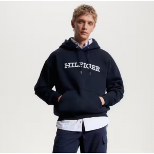 50% Off Hilfiger Monotype Embroidery Archive Fit Hoodie @ Tommy Hilfiger NZ