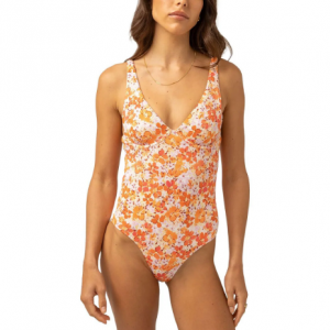 Rhythm Rosa Floral Underwire One Piece Swimsuit - Women's