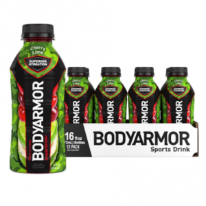 BODYARMOR Sports Drink Sports Beverage, Cherry Lime, 16 Fl Oz (Pack of 12) @ Amazon