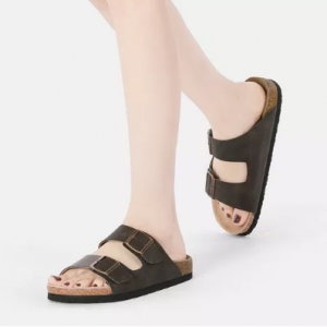 52% Off Ever Au Mallard Leather Twin Buckle Sandals @ Debenhams UK 