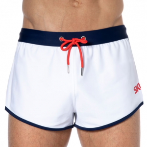 50% off Swim Shorts - White @ Inderwear UK