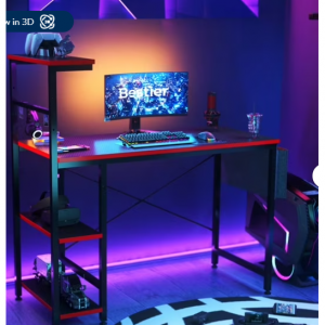 $100 off Bestier Computer Gaming PC Desk 44 inch Gamer Table with LED Lights @Walmart