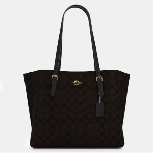 Coach Mollie Tote In Signature Canvas