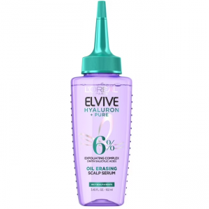 L'Oreal Paris Elvive Hyaluron Pure Scalp Care Oil Erasing Serum, Oily Hair, 3.45 fl oz @ Walmart