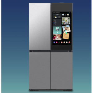 Samsung - Bespoke 定製29 cu. ft. 4門Flex™ 冰箱，搭載AI Family Hub™+和全新AI Vision Inside功能，直降$1300