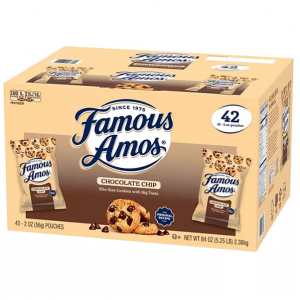 Famous Amos Chocolate Chip Cookies, 2 oz., 42 pk @ Sam's Club