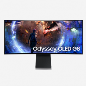 $400 off 34" G85SB OLED Ultra WQHD 0.03ms(GtG) 175Hz Curved Smart Gaming Monitor @Samsung