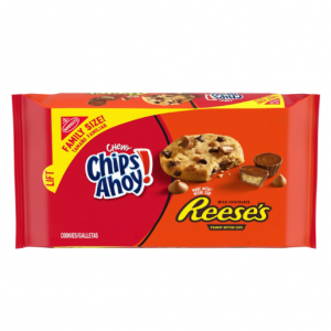 CHIPS AHOY! Chewy Chocolate Chip Cookies with Reese's Peanut Butter Cups, 14.25 oz @ Amazon