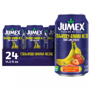 Jumex Strawberry-Banana Nectar, 11.3 Fl Oz Cans (Pack of 24) @ Amazon