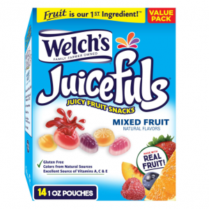 Welch's Juicefuls Juicy Fruit Snacks, Mixed Fruit, 1 oz (Pack of 14) @ Amazon