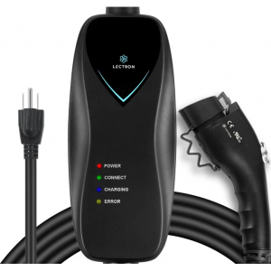 $11 off Lectron Portable Level 1 J1772 EV Charger | 110V | 15 Amp | NEMA 5-15 @Lectron