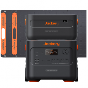 $1800 off Jackery Explorer 2000 Plus with Expansion Battery Pack & 2 SolarSaga Panels @PowerMy