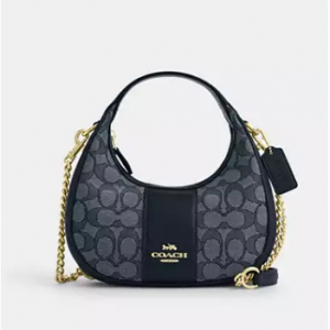 47% Off Carmen Mini Crossbody In Signature Jacquard @ Coach Outlet