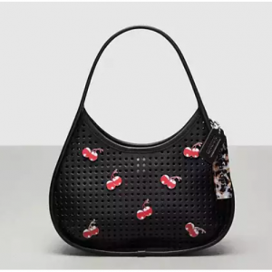 50% Off Ergo Bag In Perforated Upcrafted Leather With Cherry Pins @ Coach