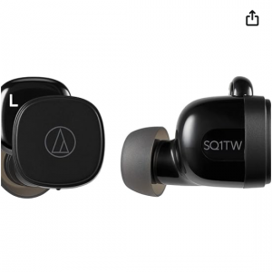 Amazon - Audio-Technica ATH-SQ1TW 无线耳塞，现价$21.99