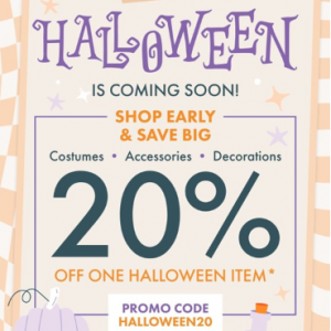 20% Off One Halloween Item @ Party Expert