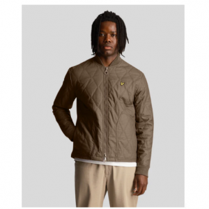 Lyle & Scott Quilt Jacket-Linden Khaki @ My Urban Wardrobe