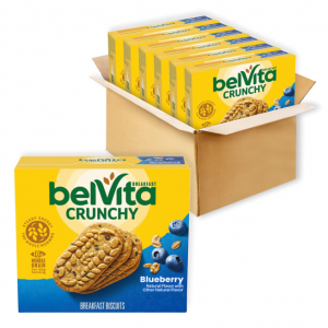 belVita Blueberry Breakfast Biscuits, 30 Total Packs, 5 Count(Pack of 6) @ Amazon