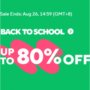 Back to School Exclusive Sale @ Aliexpress