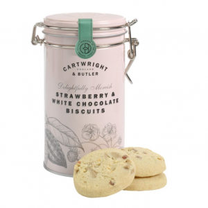 Cartwright & Butler  Strawberry and White Chocolate Biscuits (200g) @ Harrods 