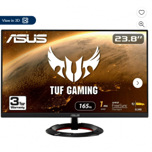 Walmart - ASUS TUF 23.8" 1080P電競顯示器 (VG249Q1R) ，直降$60 