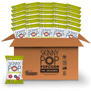 SkinnyPop Original Popcorn, Individual Snack Size Bags, 0.65 Ounce (Pack of 30) @ Amazon