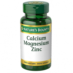 Nature's Bounty Calcium Magnesium & Zinc, 100 Caplets @ Amazon