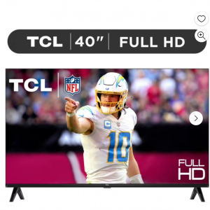 $61.99 off TCL 40” Class S Class 1080p FHD HDR LED Smart TV with Google TV, 40S350G @Walmart