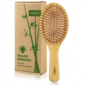 MRD Natural Bamboo Paddle Detangling Hairbrush @ Amazon 