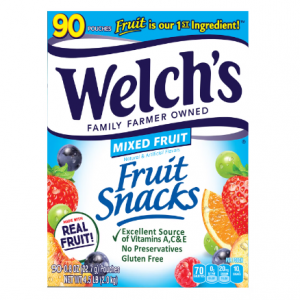 Welchs Mixed Fruit Snacks, 90 ct @ BJs