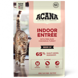 ACANA 鸡肉火鸡全鲱鱼和兔肉干猫粮10 lbs.