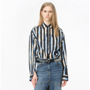 PINKO Shirt with paint-stripe print 條紋襯衣