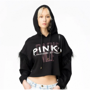 PINKO Cities sweatshirt with feathers 套頭衫