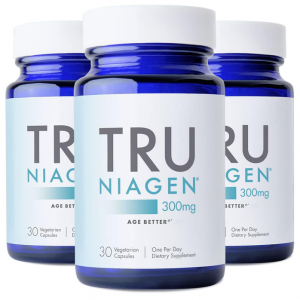 TRU NIAGEN Patented NAD+ Supplement for Anti Aging and Cell Regeneration, 3 Bottles @ Amazon