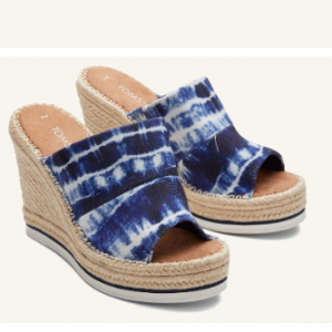 37% Off Monica Mule Wedge Heel @ TOMS