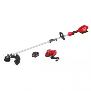 Milwaukee M18 FUEL 18V 锂离子无刷无绳修剪器，具有 QUIK-LOK 连接功能和 8.0 Ah 电池