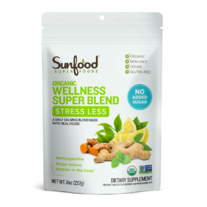 Wellness Super Blend, Stress Less, 8oz, Organic @ Sunfood