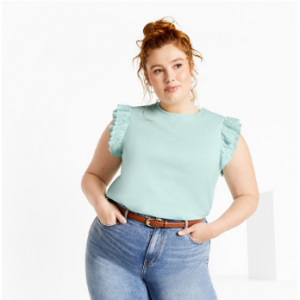 70% Off Darcy Top - seafoam @ Hips & Curves