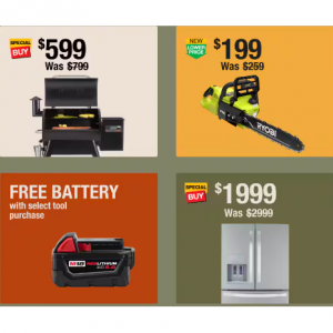 Home Depot Labor Day Sale up to 50% OFF, UP TO $1500 OFF Select Appliances