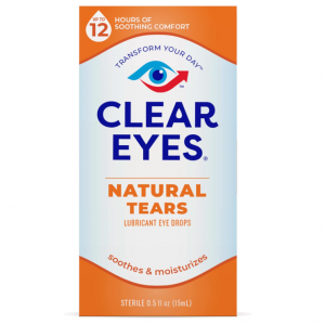 Clear Eyes Natural Tears Eye Drops, 0.5 Fl Oz @ Amazon