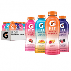 Gatorade Fit Electrolyte Beverage, Healthy Real Hydration, 16.9.oz Bottles (12 Pack) @ Amazon