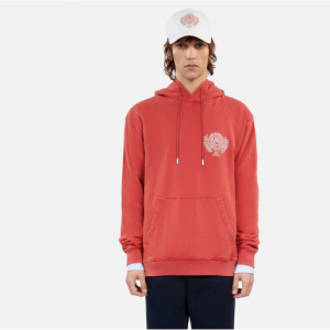 The Kooples Red sweatshirt with Blazon serigraphy 連帽衛衣
