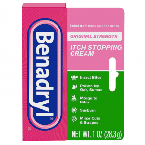 Benadryl Extra Strength Itch Stopping Anti-Itch Cream, 1 Oz (Pack of 2) @ Amazon 