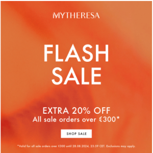 Extra 20% Off All Orders Over $300 @ Mytheresa US