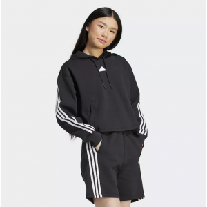 65% Off Women's adidas Future Icons 3-Stripe Sleeve Drawstring Hoodie @ Kohl's