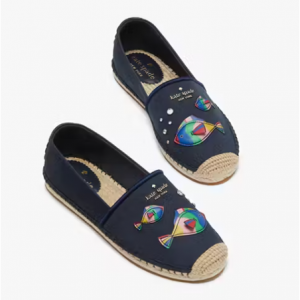 Kate Spade Aqua Fish Espadrilles