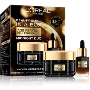 L'Oréal Paris Age Perfect Midnight Duo Facial Serum Trial Size, 1.7 oz @ Walmart